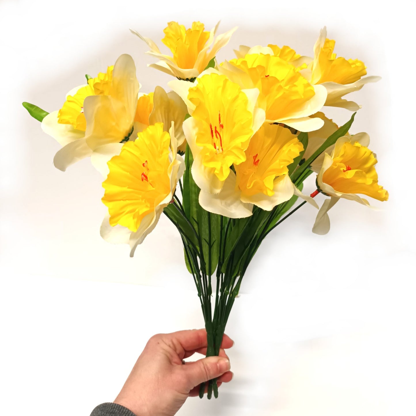 Artificial Daffodil Bush - 35cm