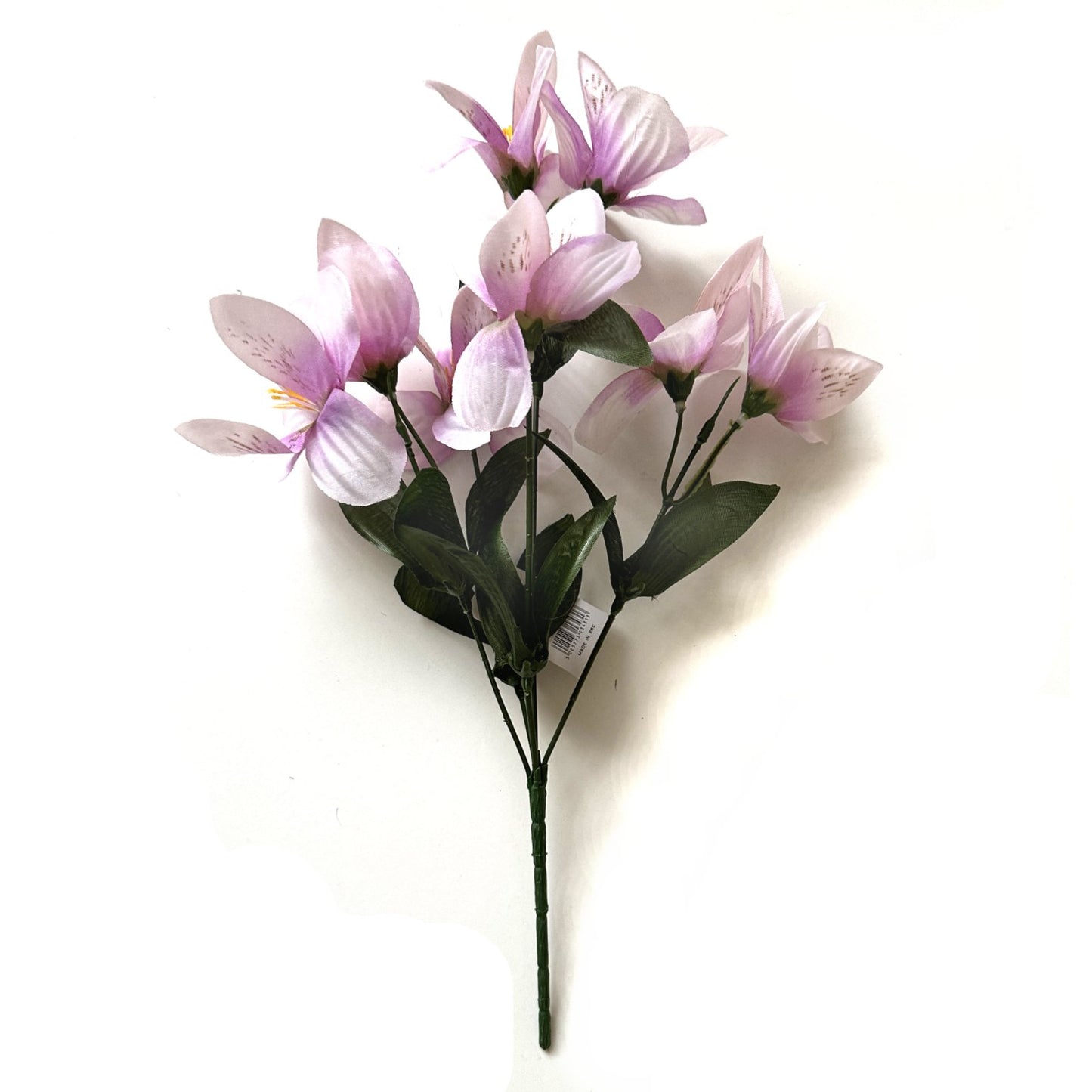 Artificial Alstroemeria Plant - Light Pink Flowers