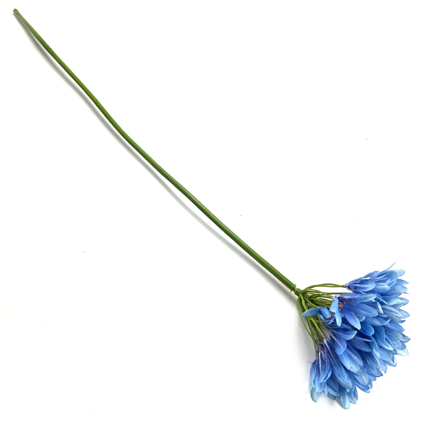 Artificial Agapanthus Flower Stem 87cm - Blue