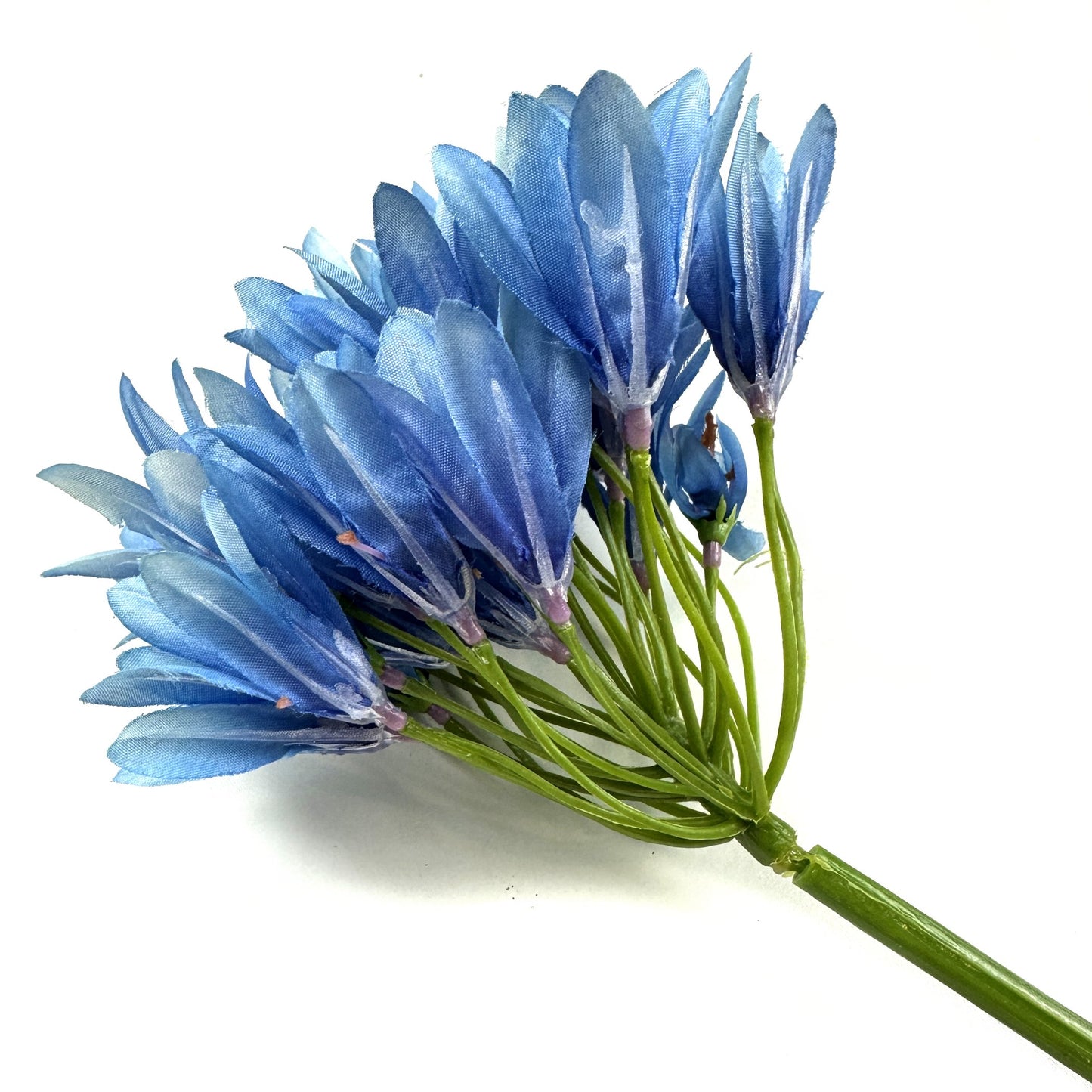 Artificial Agapanthus Flower Stem 87cm - Blue