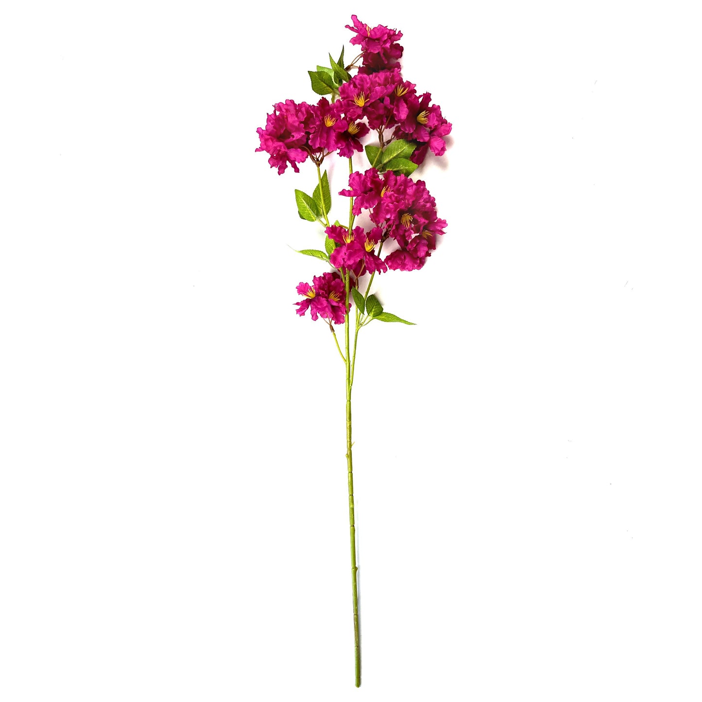 Artificial Apple Blossom Tree Branch Spray Flowers 87cm - Dark Pink