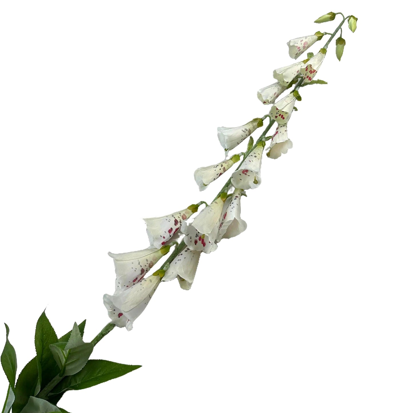 Artificial Foxglove Flower Stem 105cm - Cream