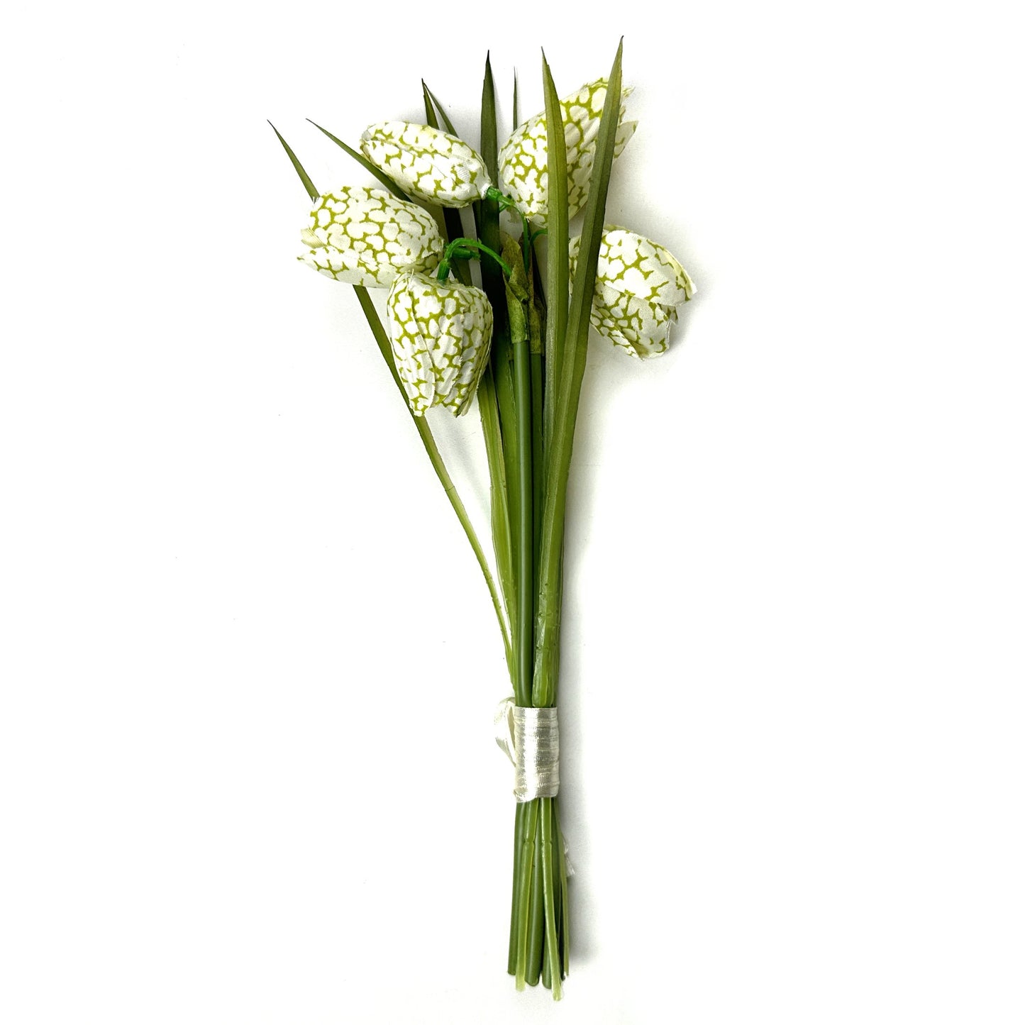 Artificial Fritallary Bundle With Cream Faux Flowers