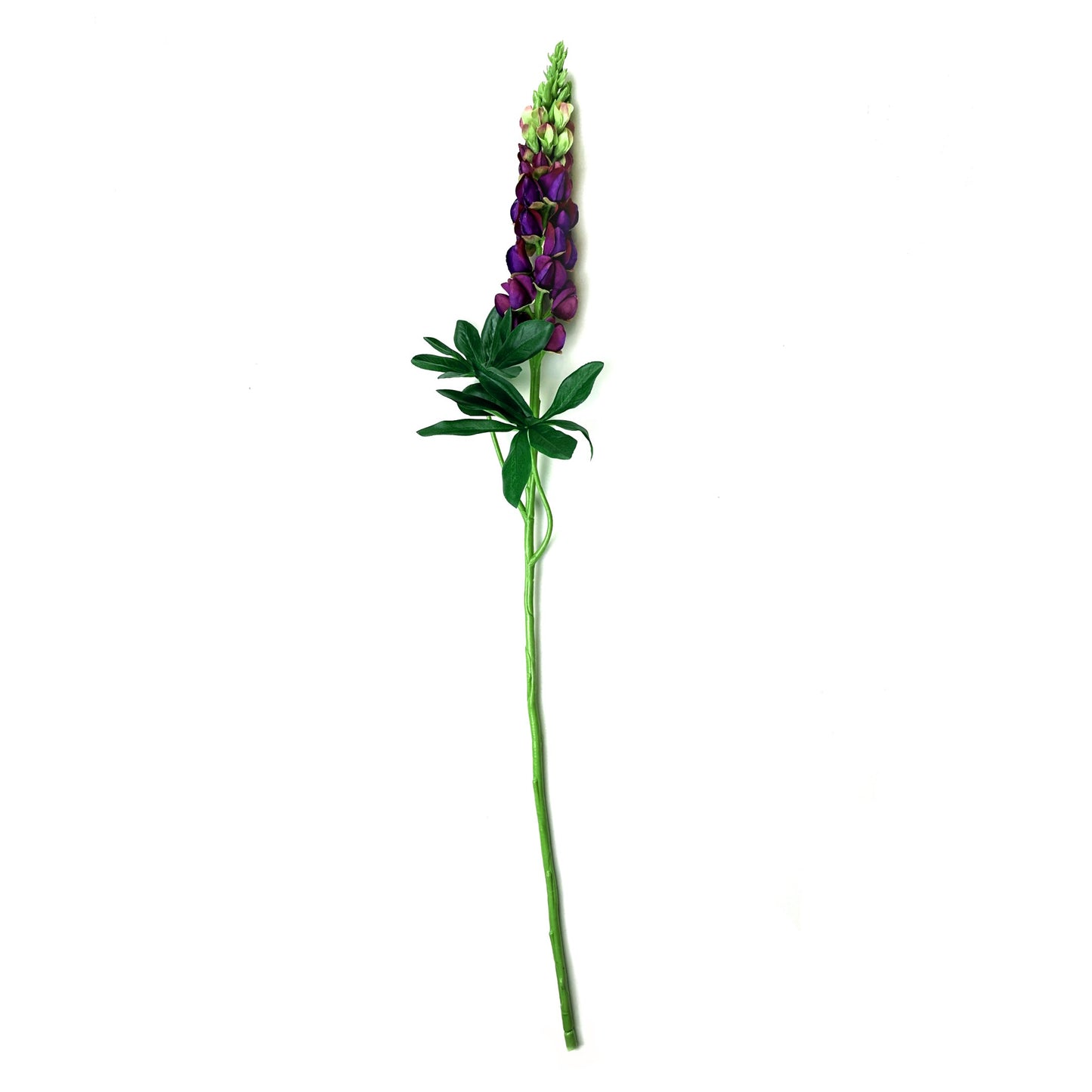 Artificial Lupin Flower Stem 81cm - Purple