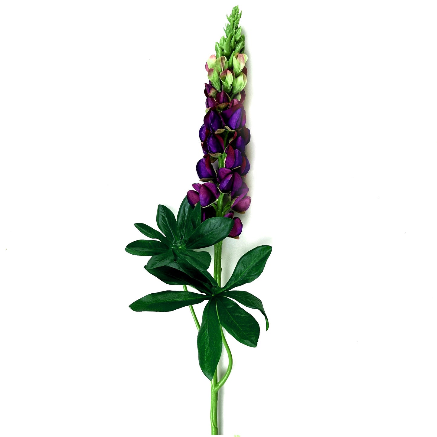 Artificial Lupin Flower Stem 81cm - Purple