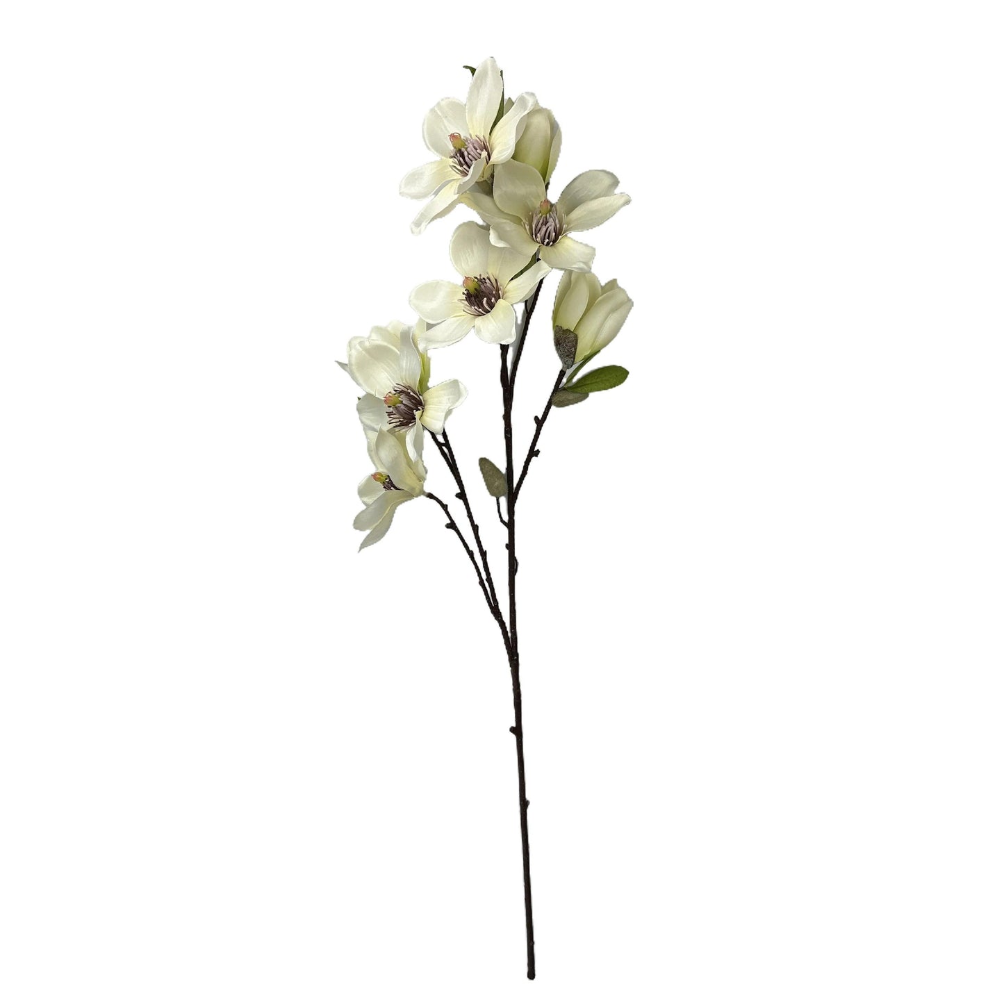 Artificial Magnolia Branch With Cream Flowers 80cm