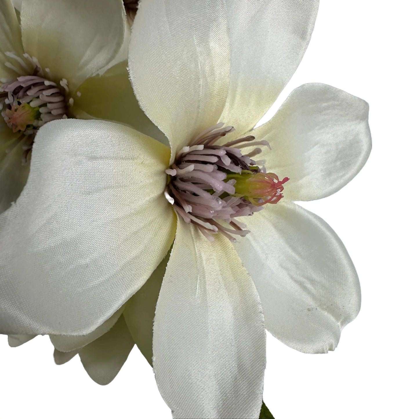 Artificial Magnolia Branch With Cream Flowers 80cm