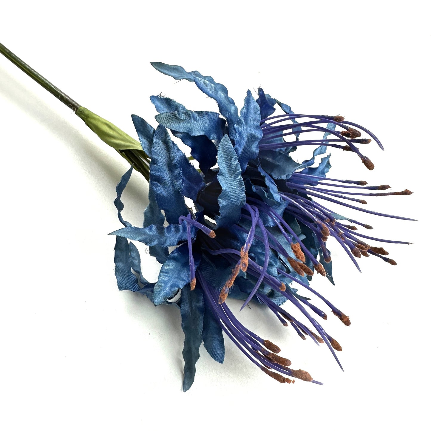 Artificial Nerine Flower Stem 70cm - Blue