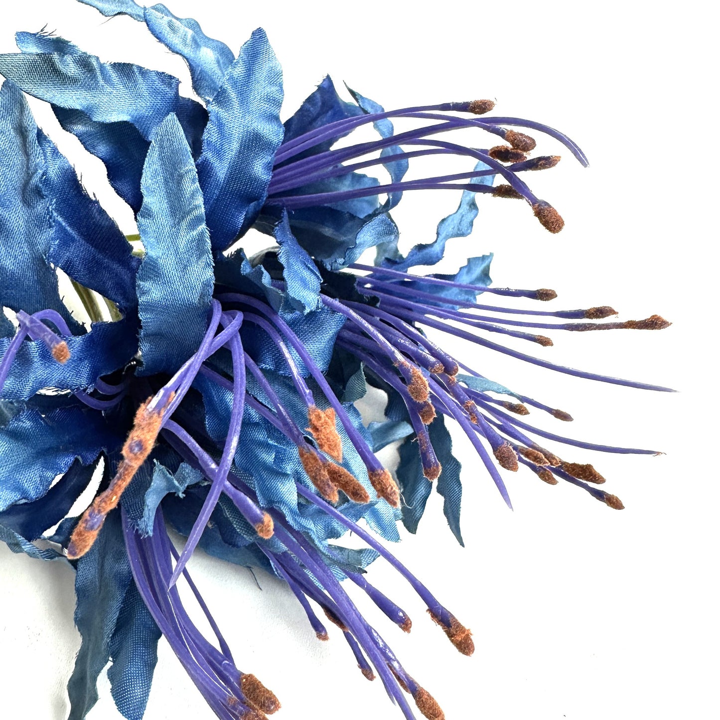 Artificial Nerine Flower Stem 70cm - Blue