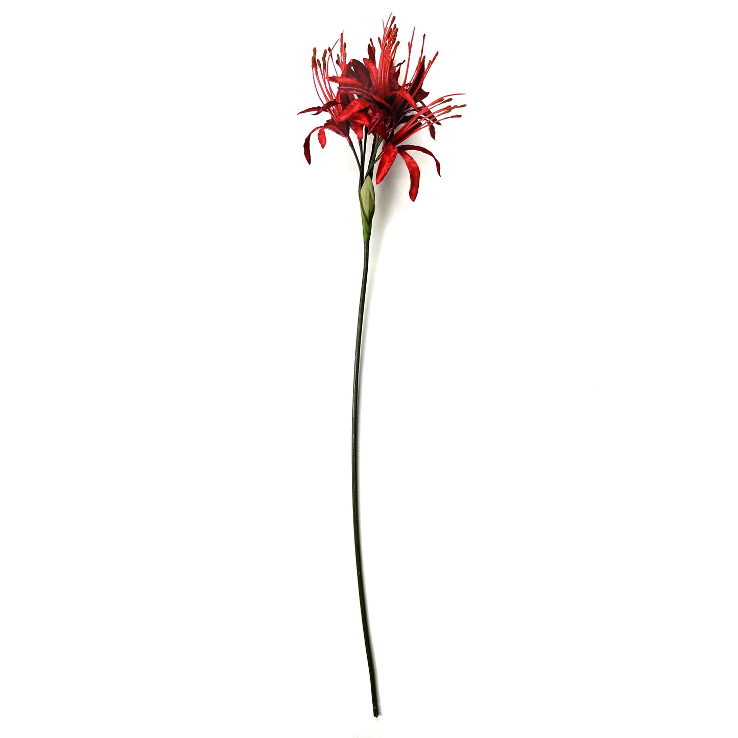 Artificial Nerine Flower Stem 70cm - Red