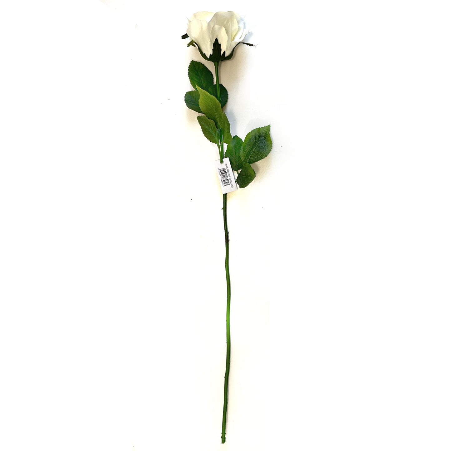 Artificial Elegance Rose Flower Stem Ivory 68cm