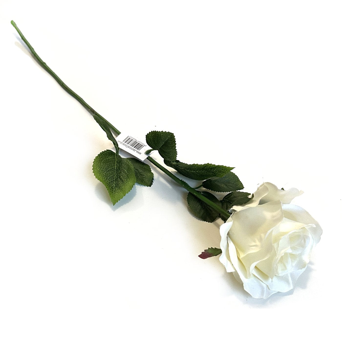 Artificial Elegance Rose Flower Stem Ivory 68cm