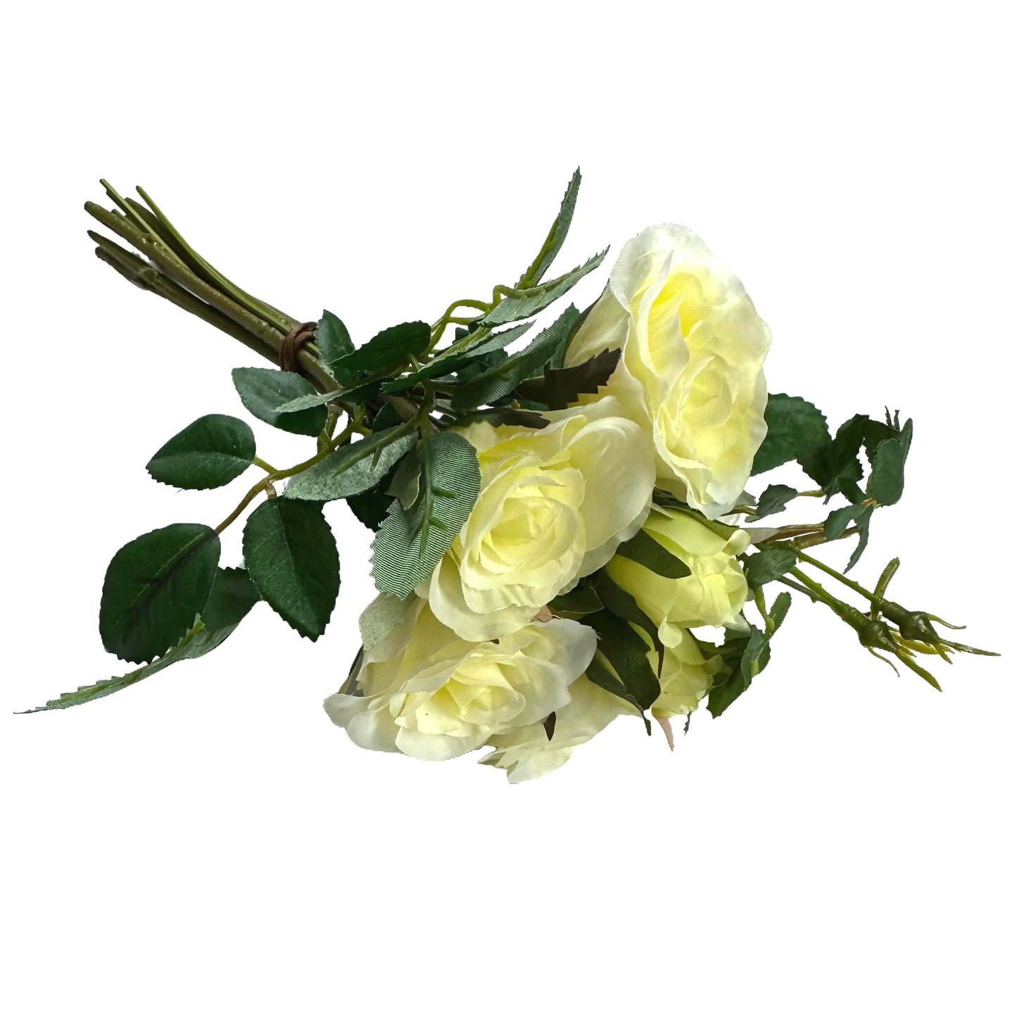 Artificial Rose Bundle 25cm - Cream