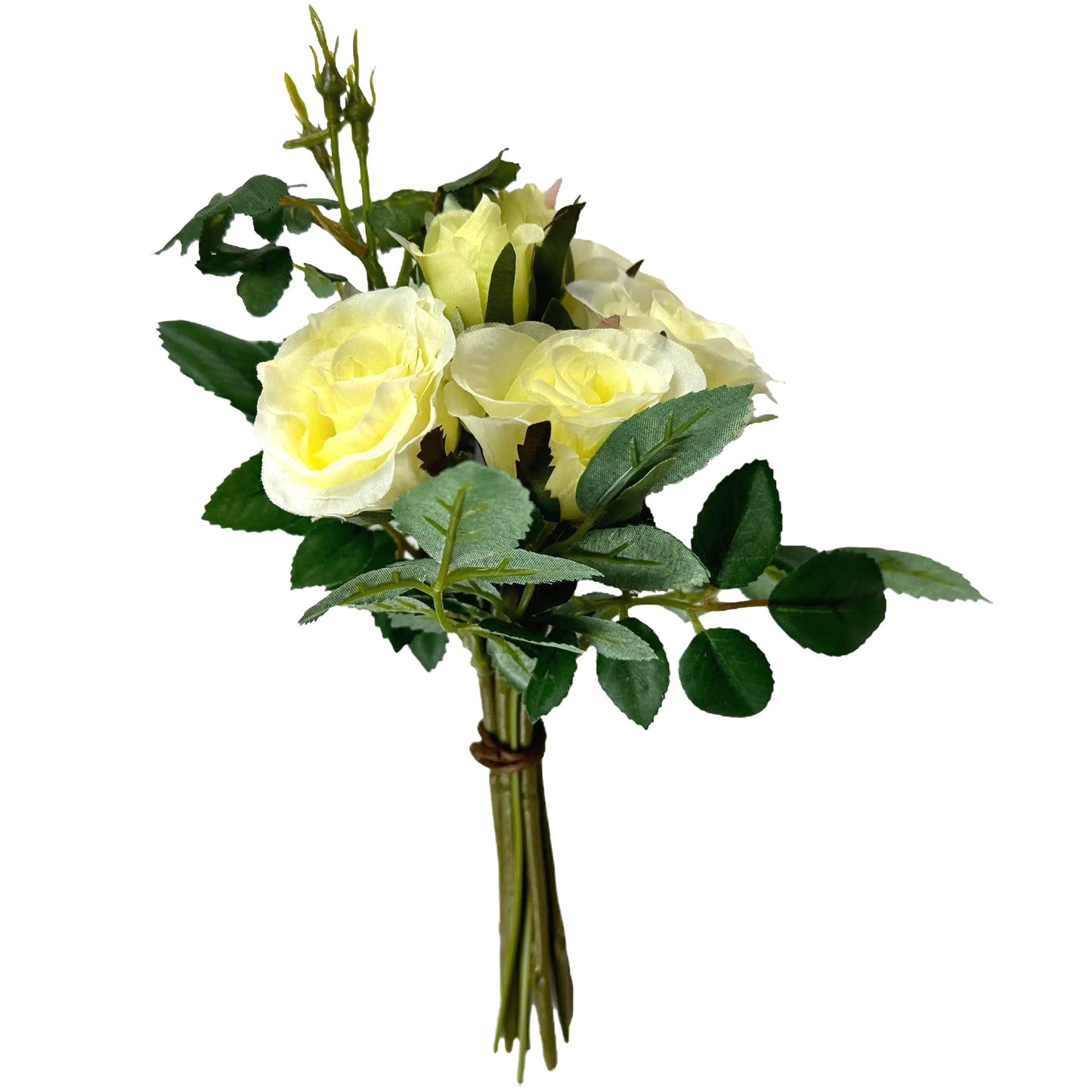 Artificial Rose Bundle 25cm - Cream