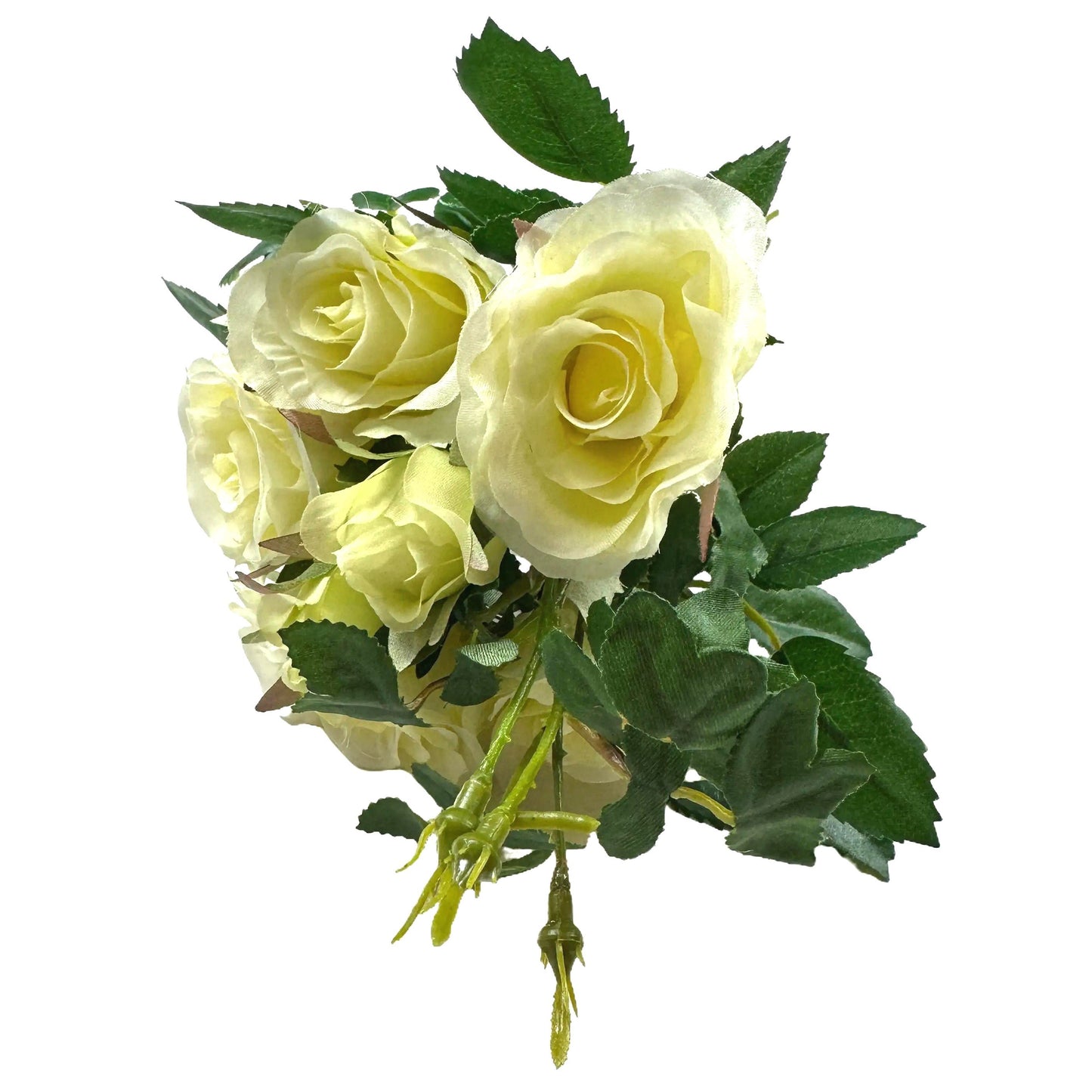 Artificial Rose Bundle 25cm - Cream