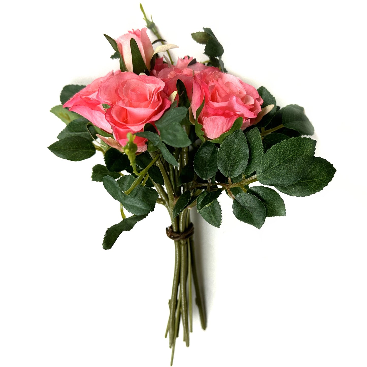 Artificial Rose Bundle 25cm - Pink