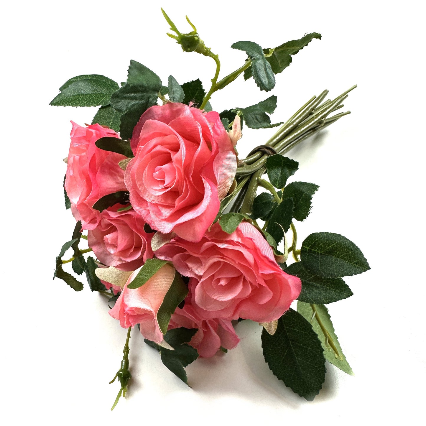 Artificial Rose Bundle 25cm - Pink