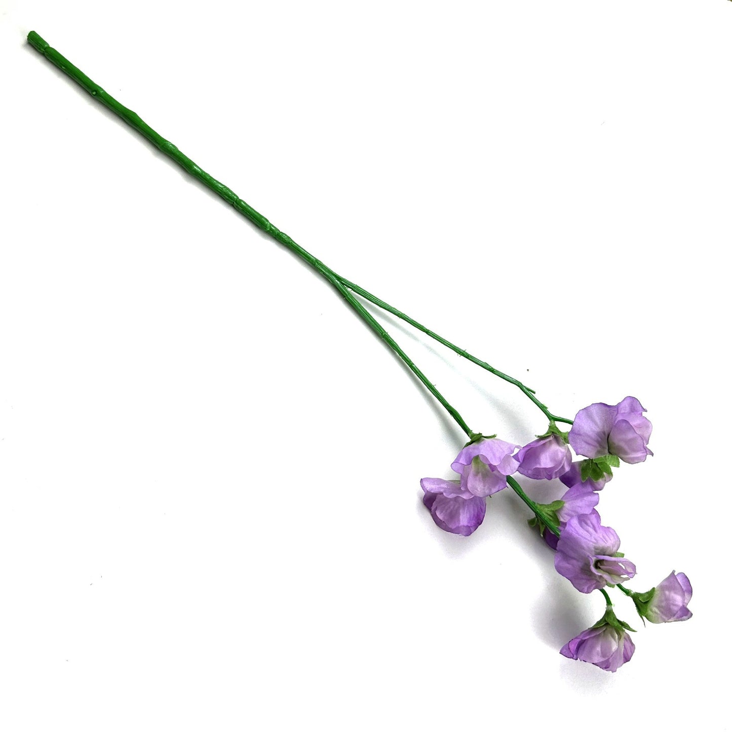 Artificial Sweet Pea Flower Spray 48cm - Lilac