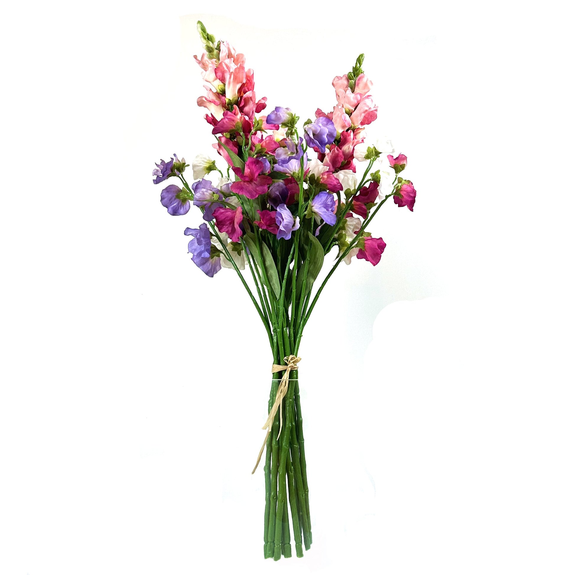 Artificial Sweet pea and Snapdragon Flower Arrangement