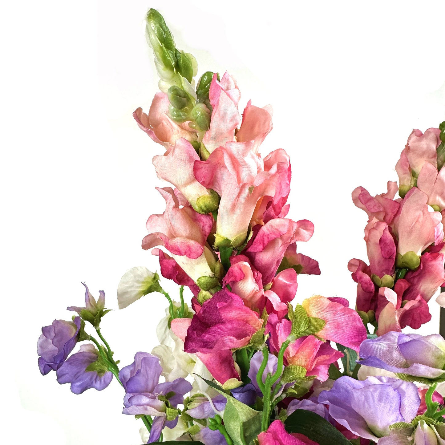 Artificial Sweet Pea and Snapdragon Flower Arrangement