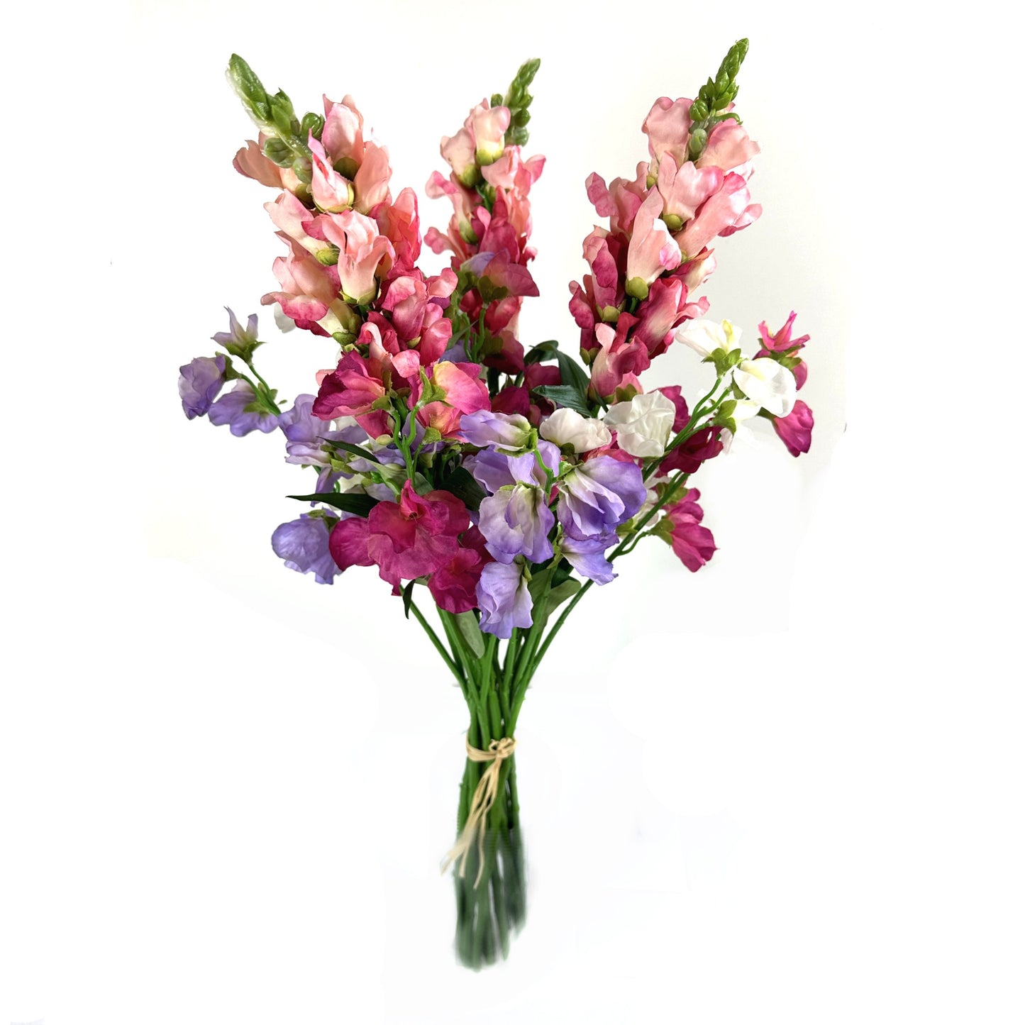 Artificial Sweet Pea and Snapdragon Flower Arrangement