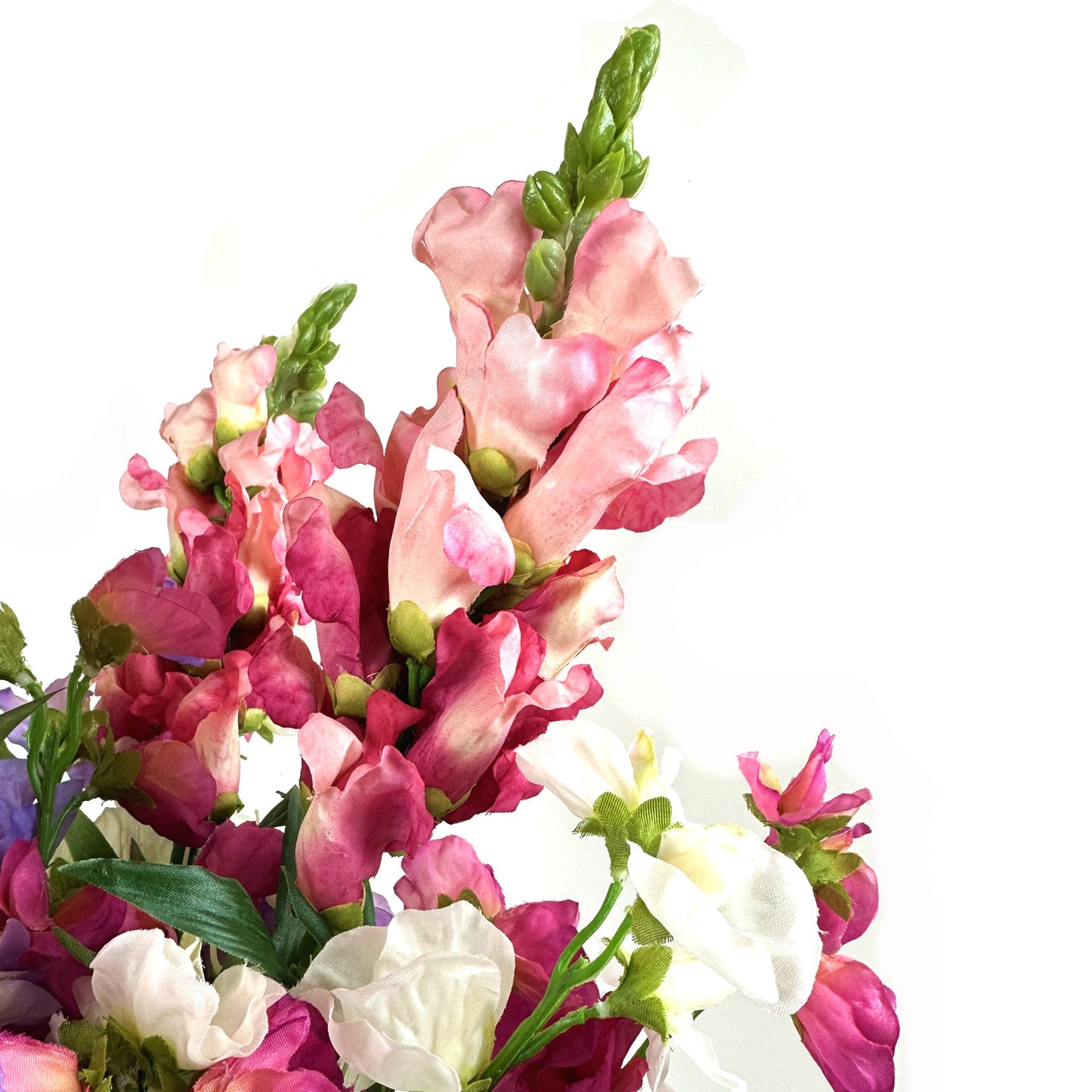 Artificial Sweet Pea and Snapdragon Flower Arrangement