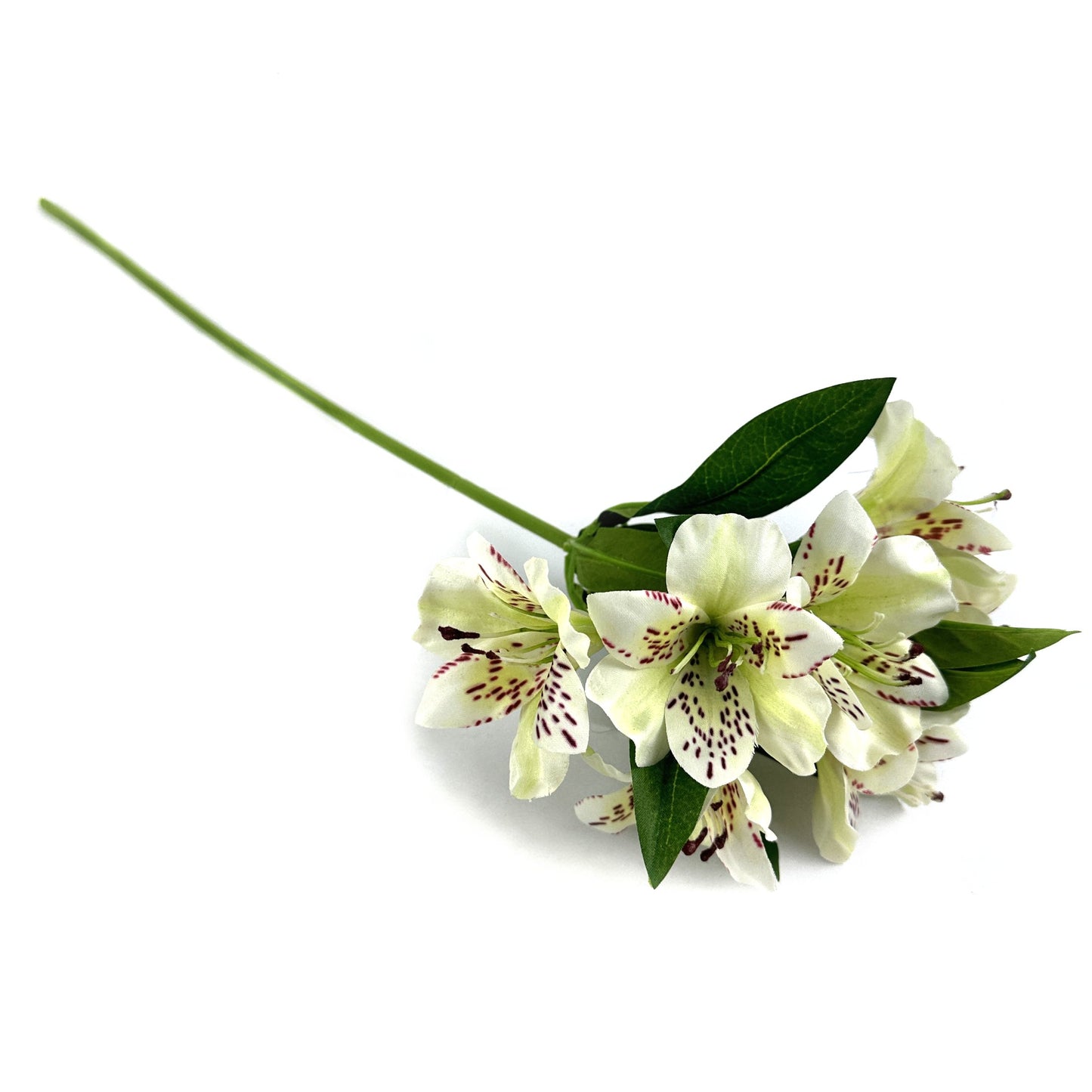 Artificial Alstroemeria Flower Spray Ivory 47cm