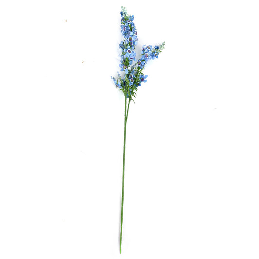 Artificial Catmint Flower Spray With Blue Faux Flowers