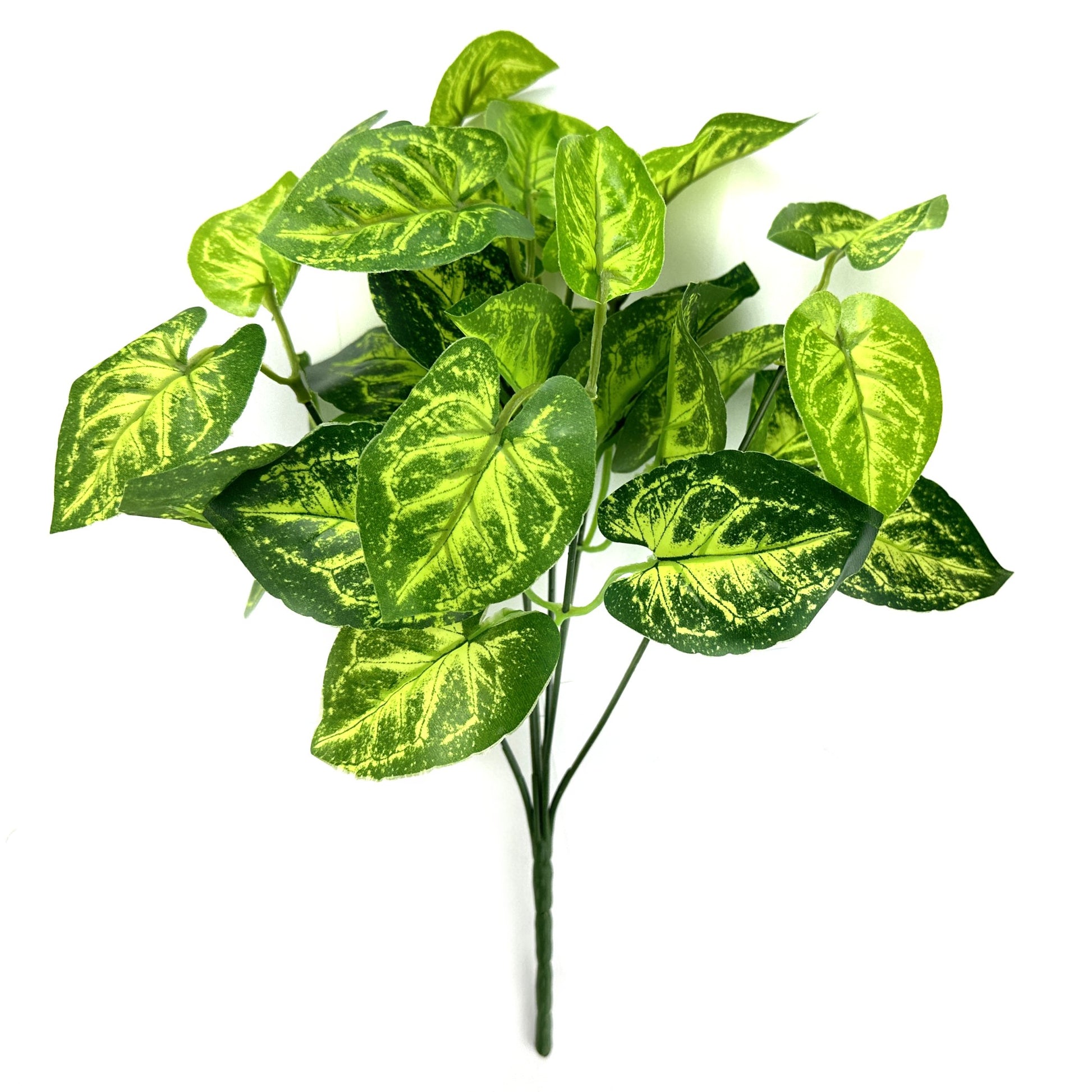 Artificial Faux Calathea Leaf Bush Plant