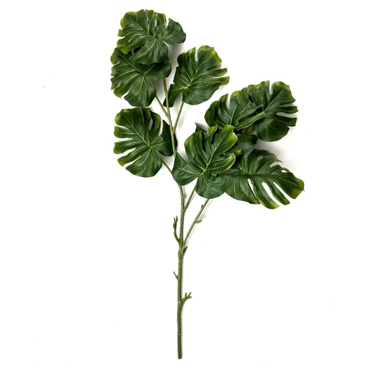 Artificial Philodendron Leaf Spray