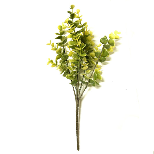 Artificial Yellow Eucalyptus Plant With Faux Foliage