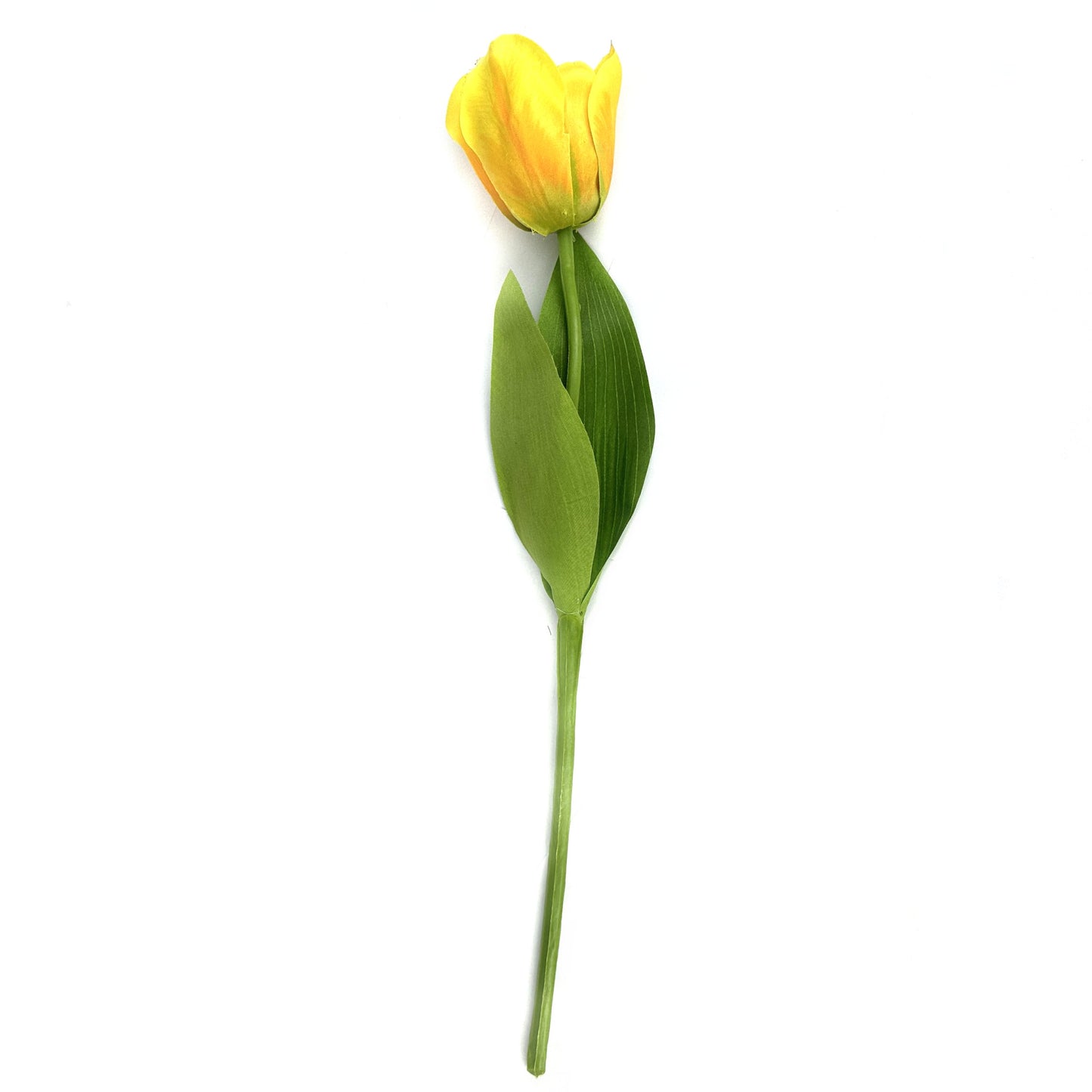 Artificial Yellow Tulip Flower Stem 41cm