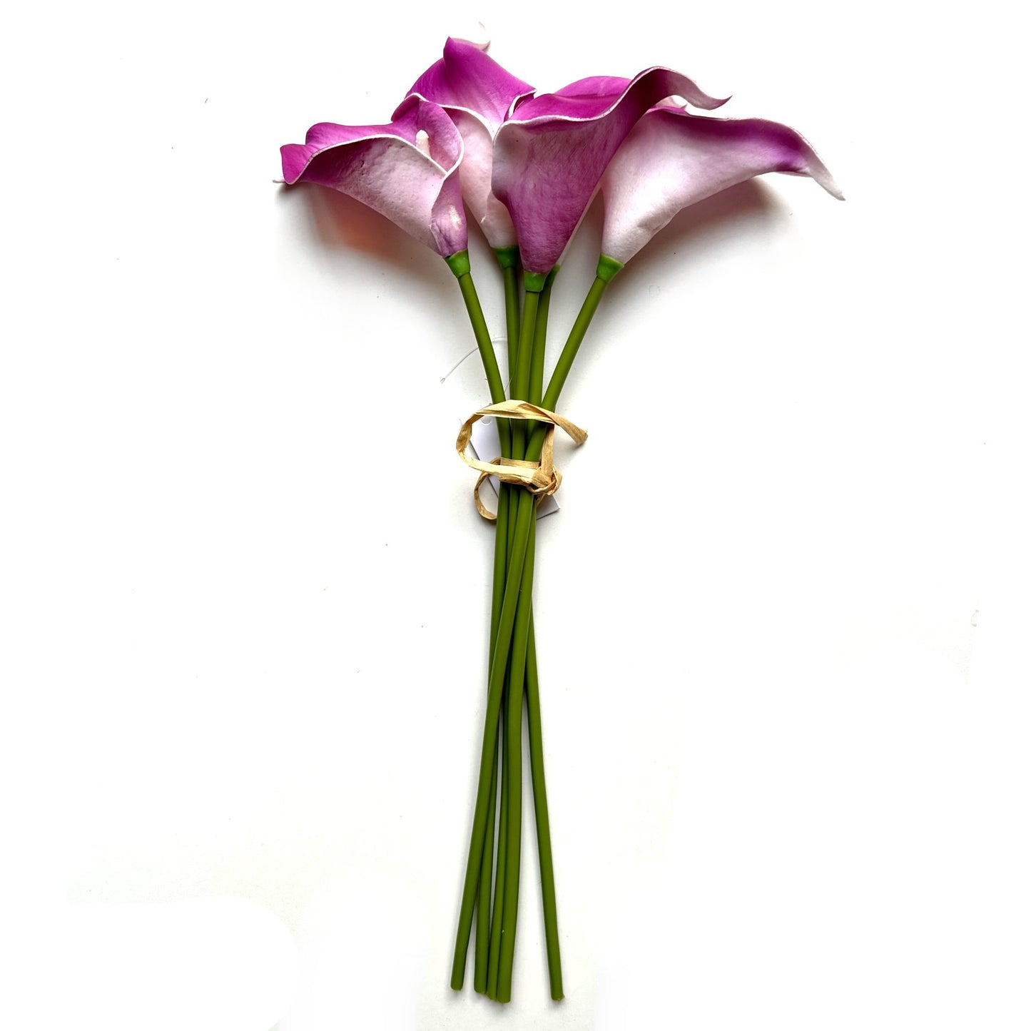 Artificial Calla Lily Cerise Pink Faux Flower Bundle