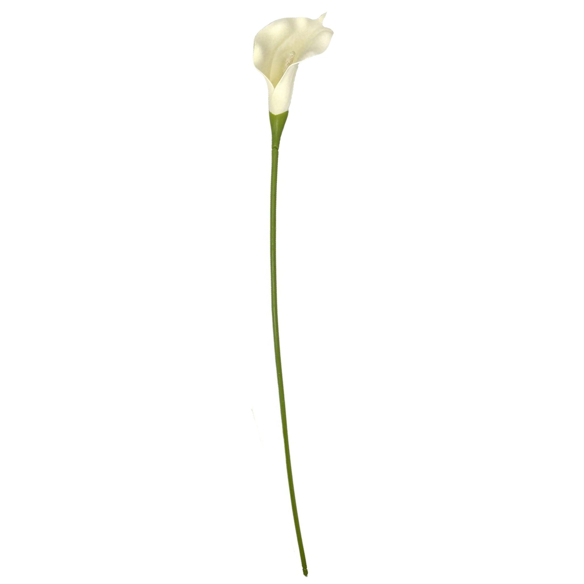 Artificial Calla Lily Ivory Flower Stem