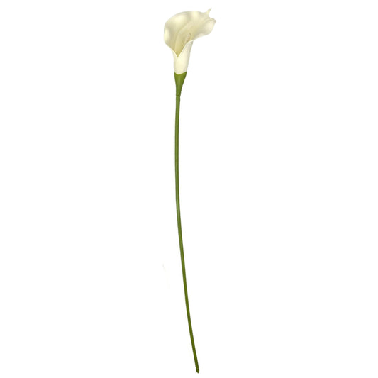 Artificial Calla Lily Ivory Flower Stem