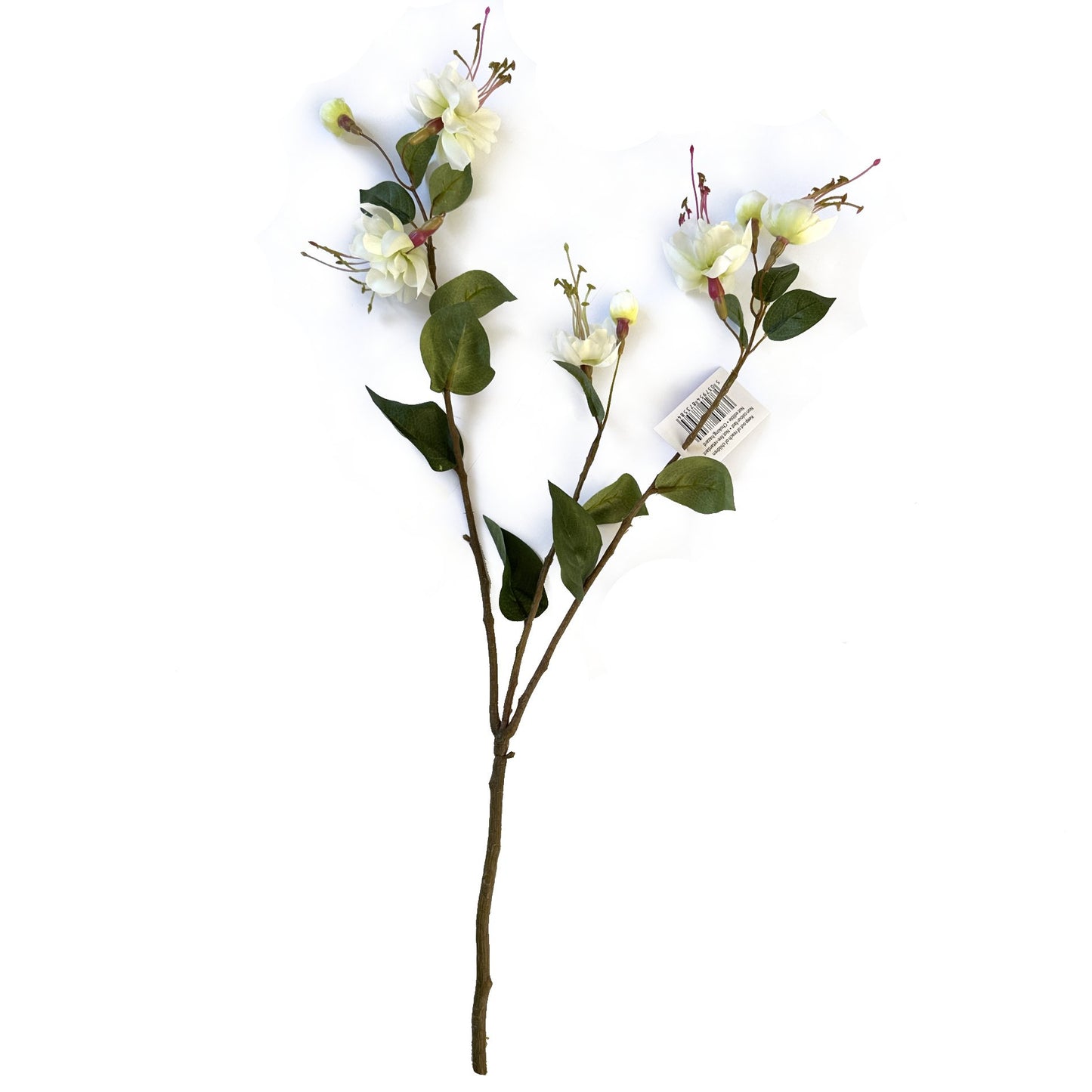 Artificial Fuchsia Flower Spray - Cream