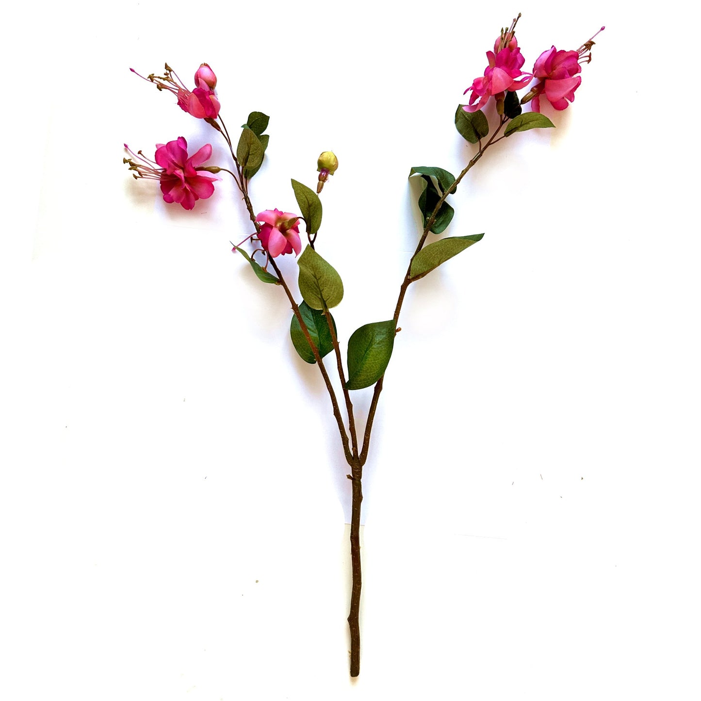 Artificial Fuchsia Flower Spray - Pink