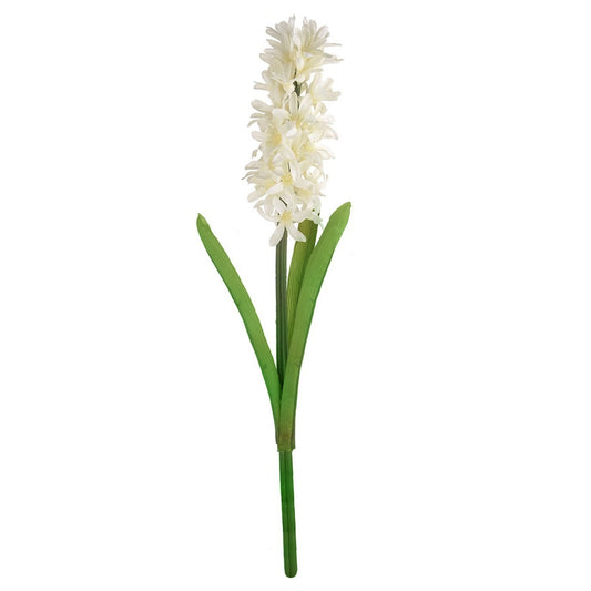 Artificial Hyacinth Flower Stem - Cream