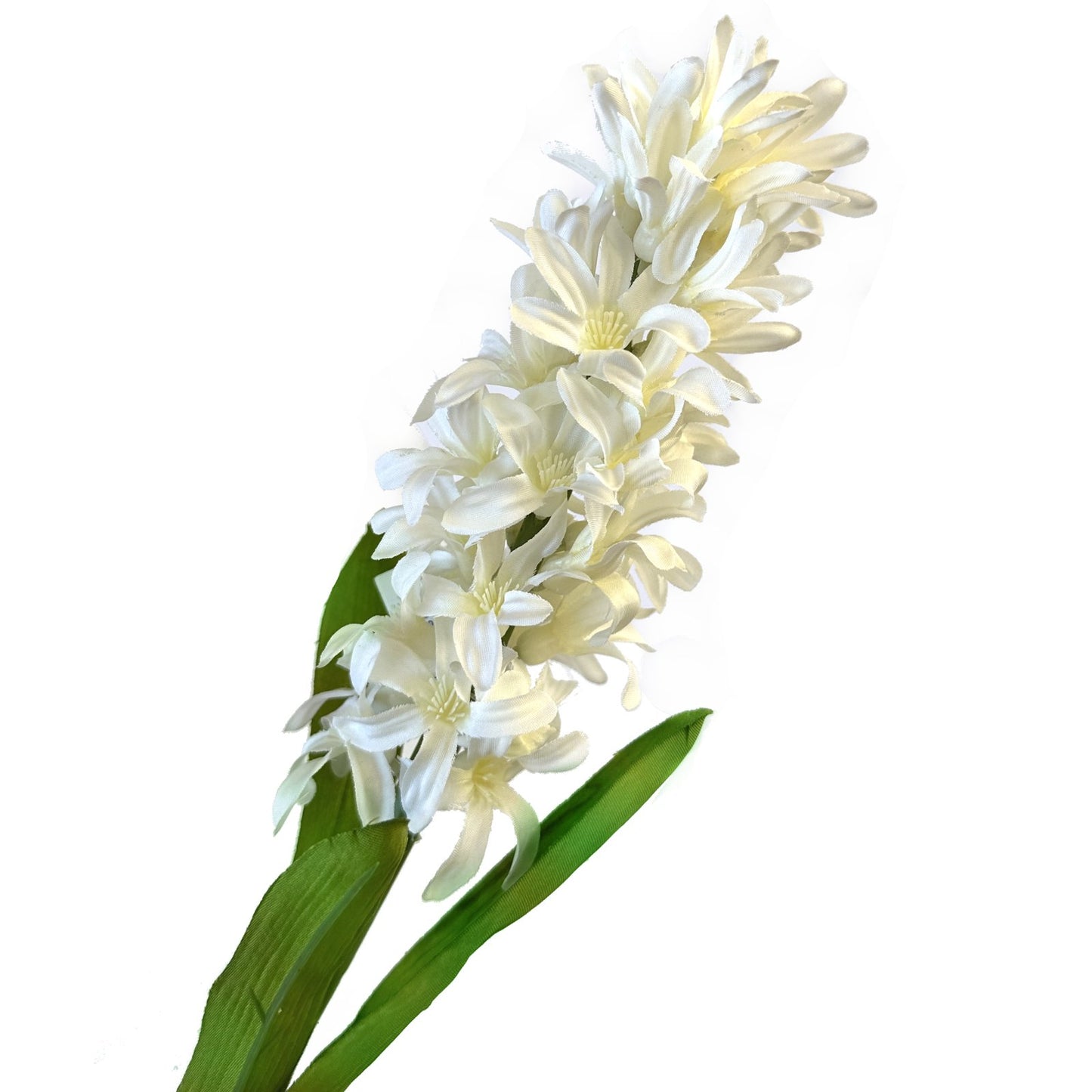 Artificial Hyacinth Flower Stem - Cream