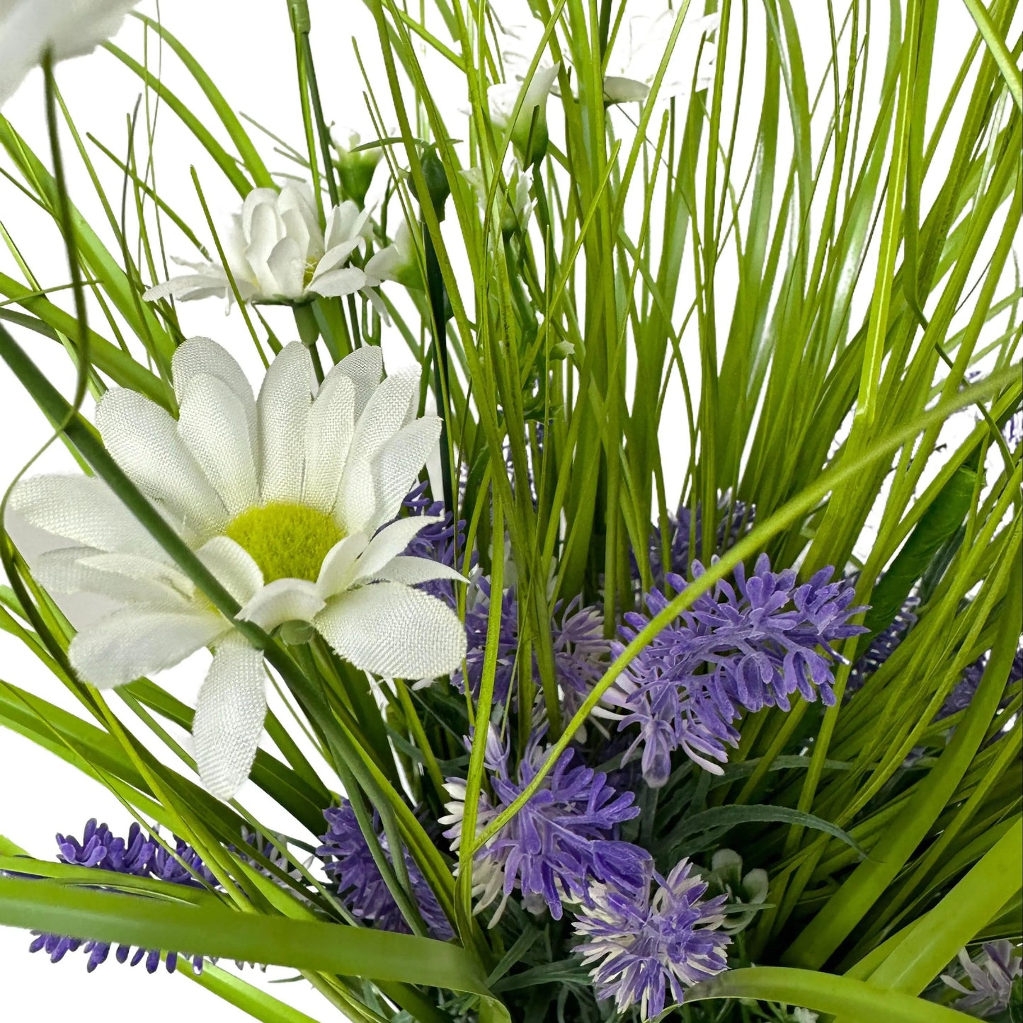 Artificial Grass, Lavender and Wild Flower Arrangement 57cm