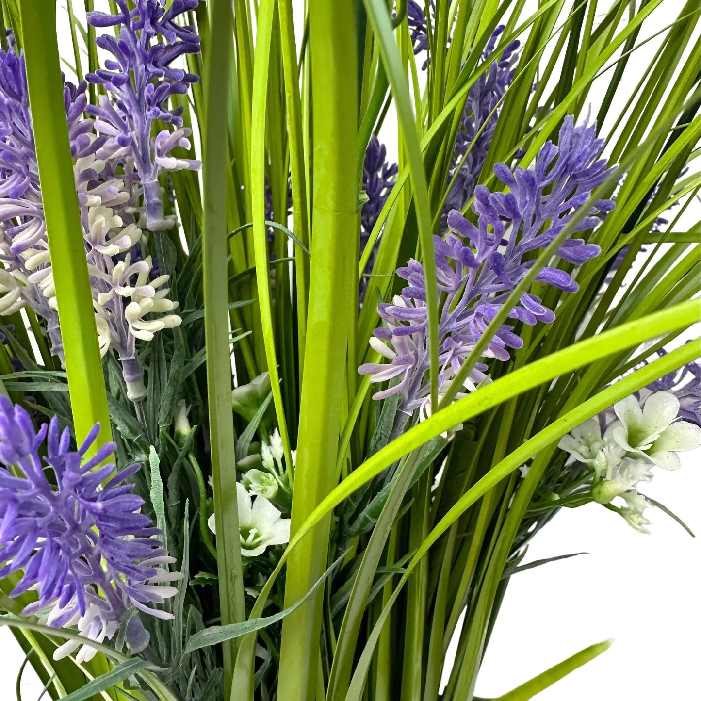 Artificial Grass, Lavender and Wild Flower Arrangement 57cm