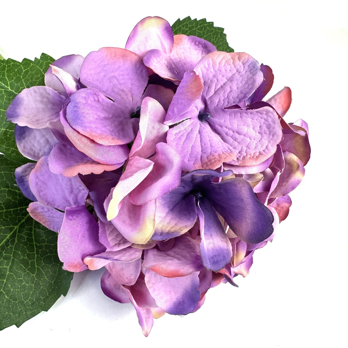 Large Artificial Hydrangea Flower Stem Purple 51cm