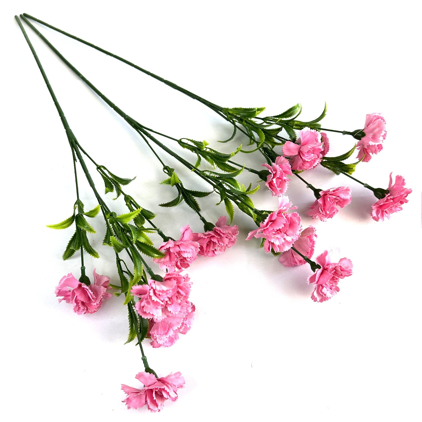 Artificial Carnation Flower Stem 58cm Pink