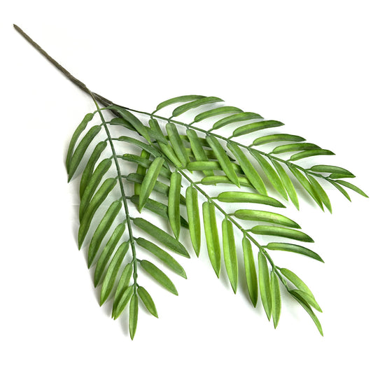 Artificial Fern Branch With Three Stems