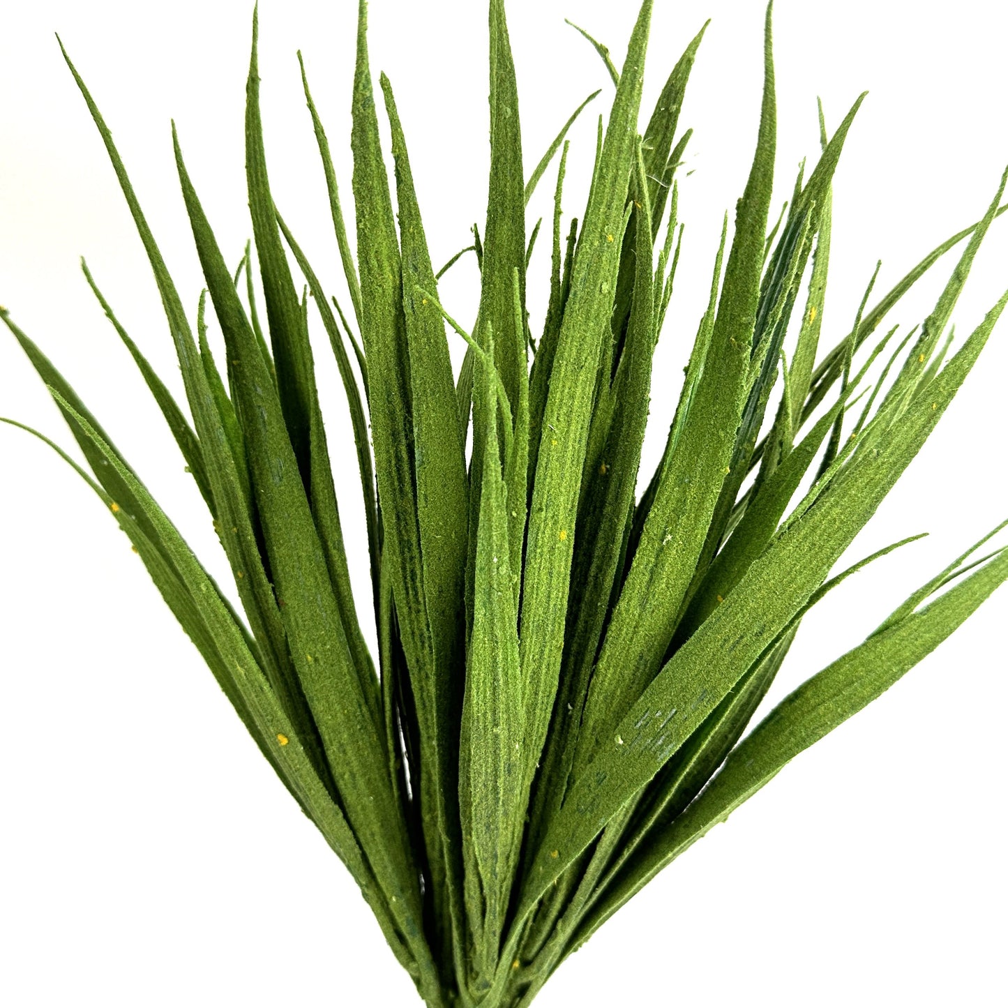 Artificial Flocked Sword Grass Bush 35cm