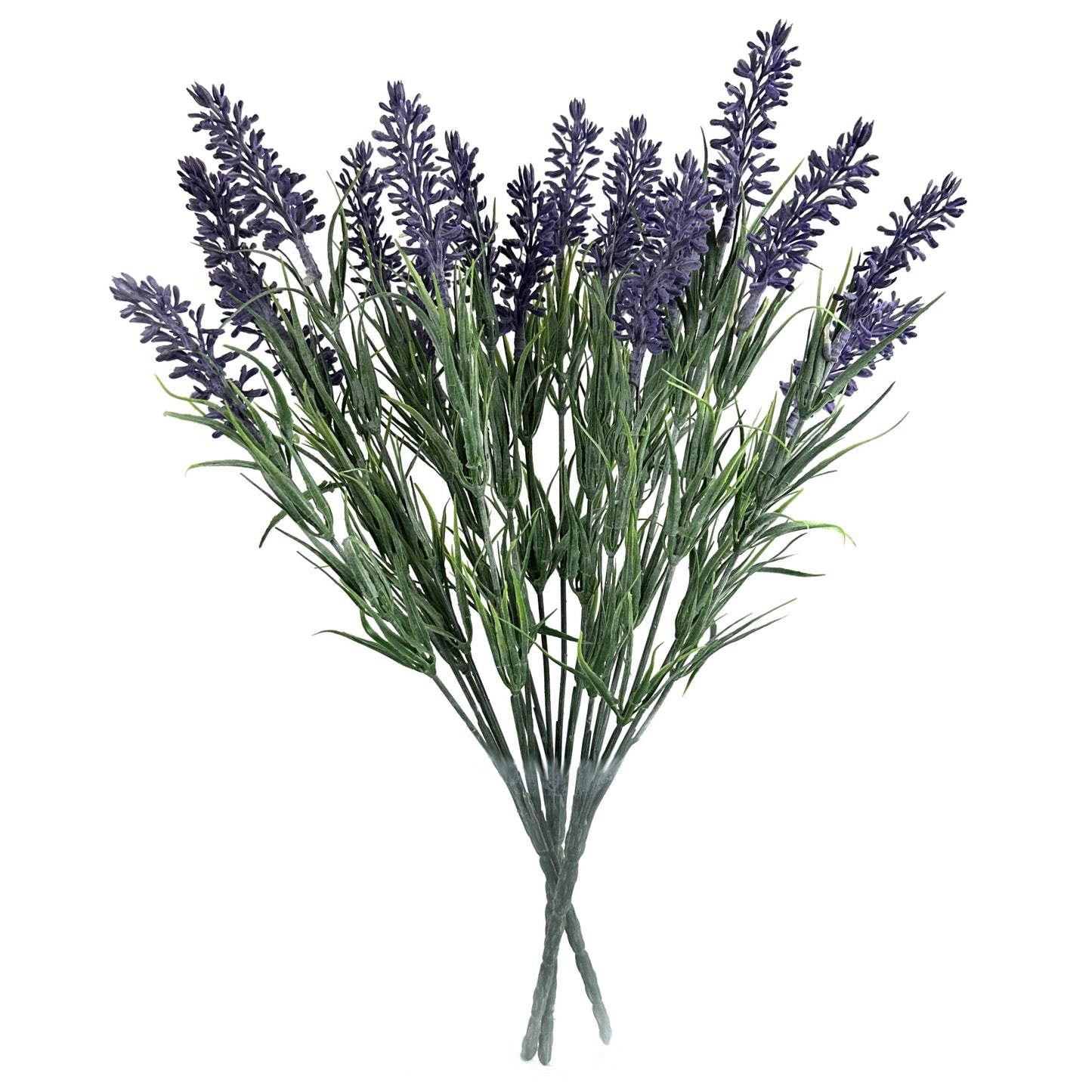 Artificial Lavender Flower Bush 34cm - Dark Purple