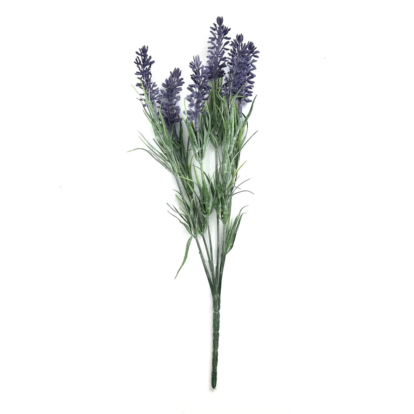 Artificial Lavender Flower Bush 34cm - Dark Purple