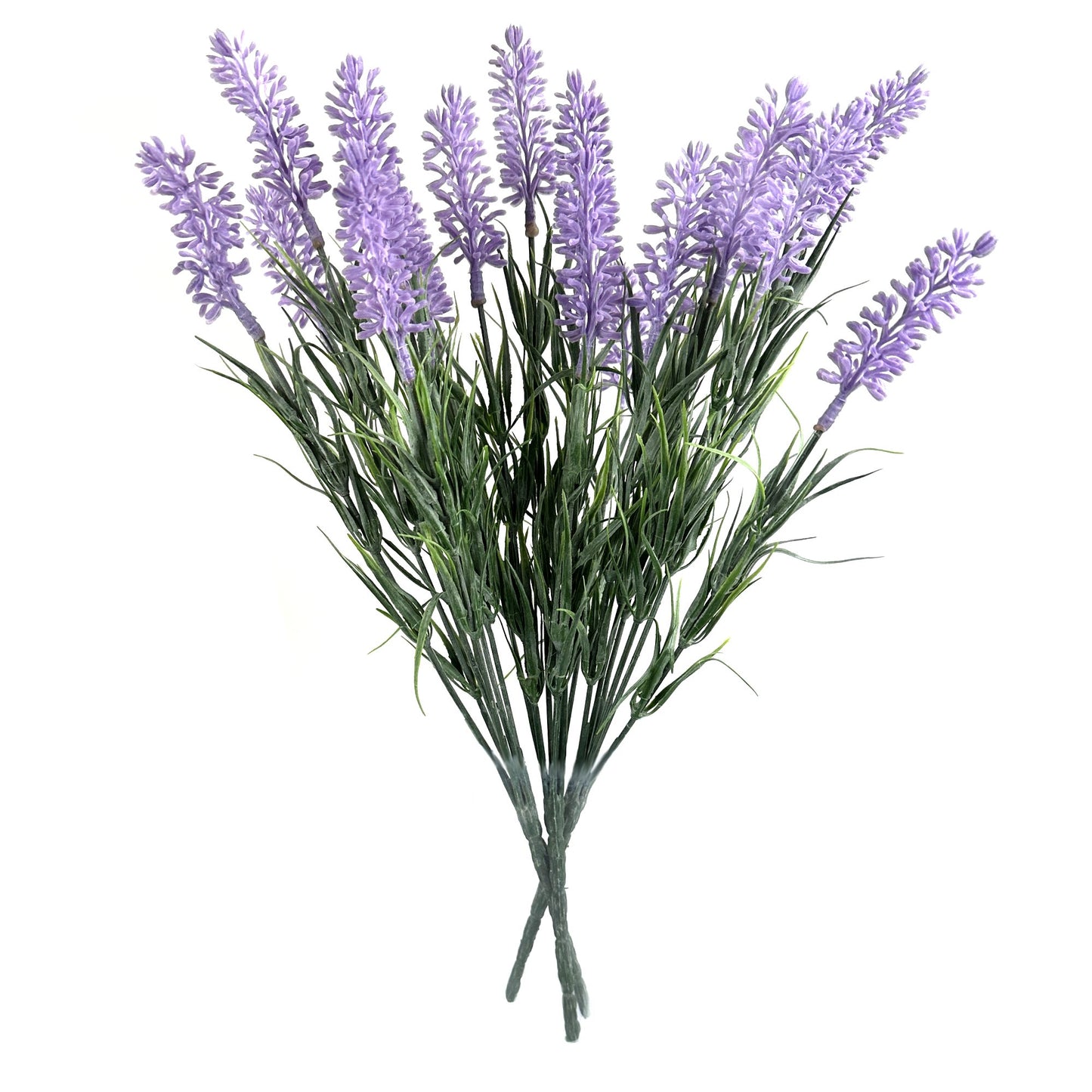 Artificial Lavender Flower Bush 34cm - Light Purple