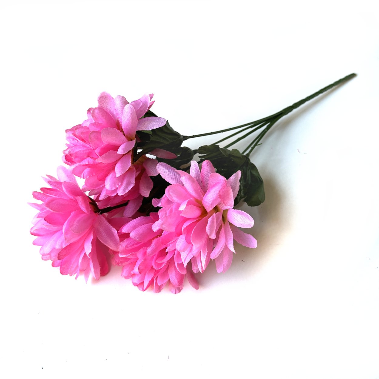 Artificial Chrysanthemum Plant with Pink Faux Flowers