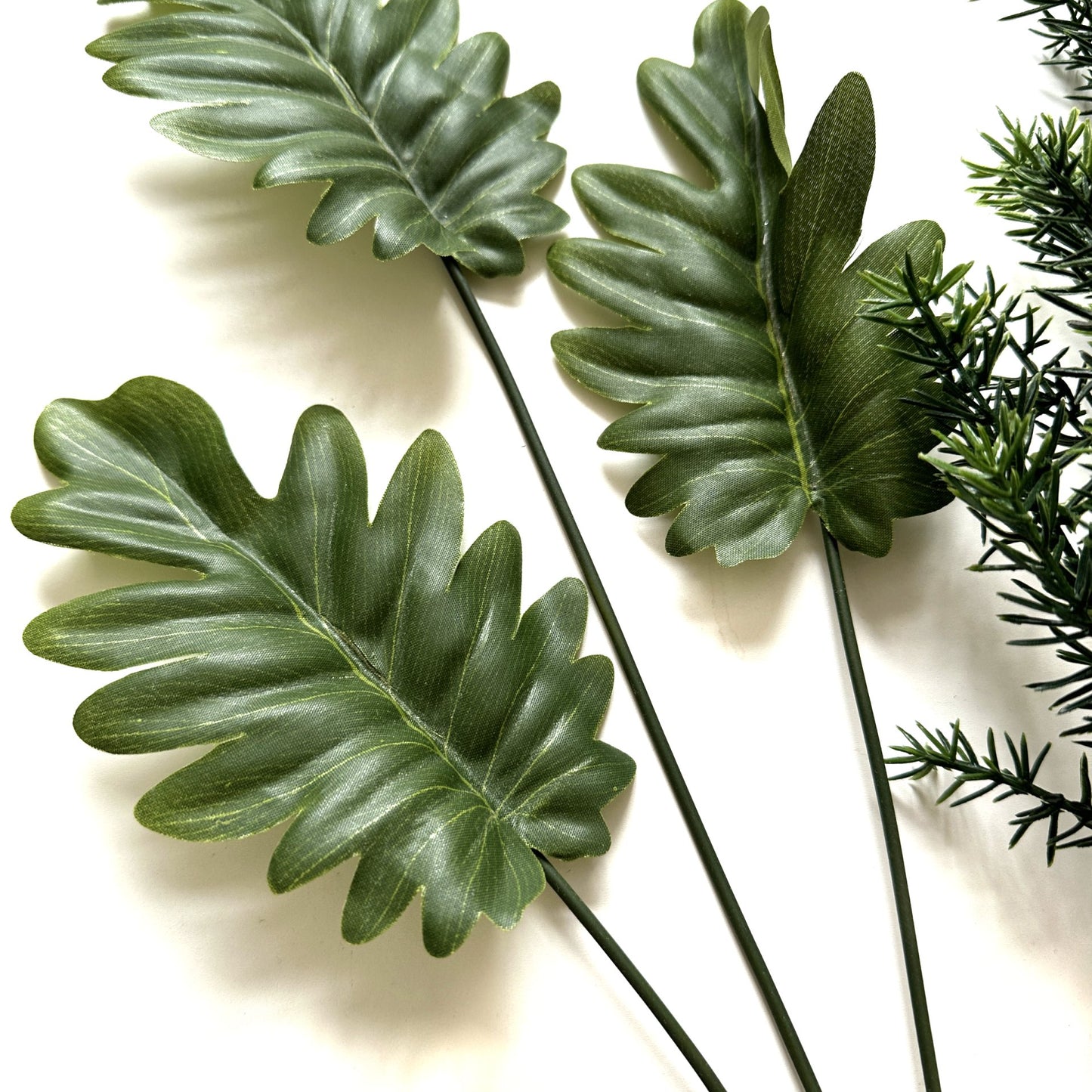 Artificial Long Stem Faux Foliage 3pc Set